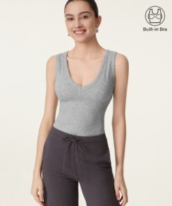 Stretchy V-neck Cotton New Airy Brami Tank