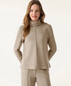 FuzzLuxe Turtleneck Long Sleeve Top