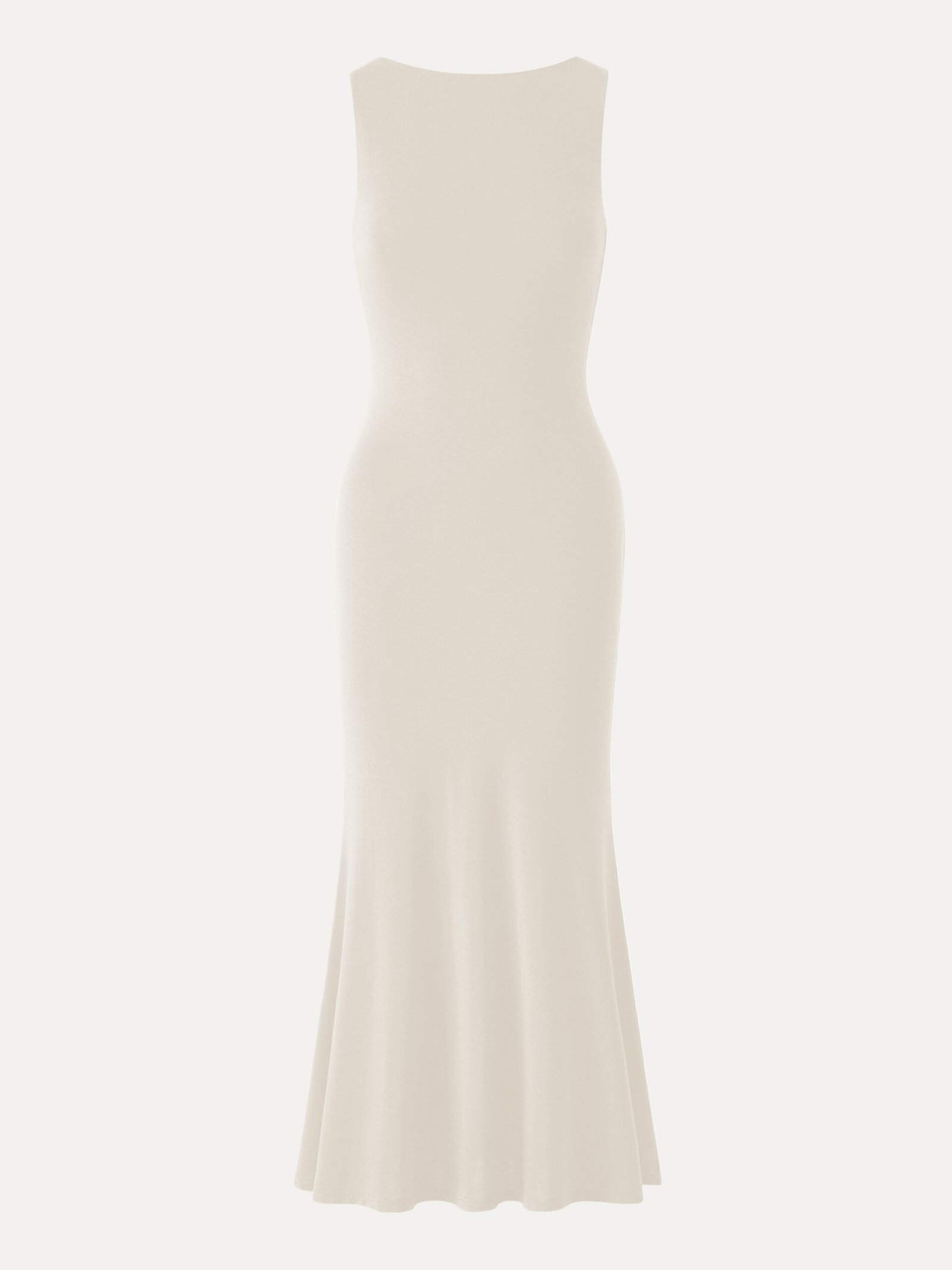 Effortless Boatneck Mermaid Maxi Dress - Image 11