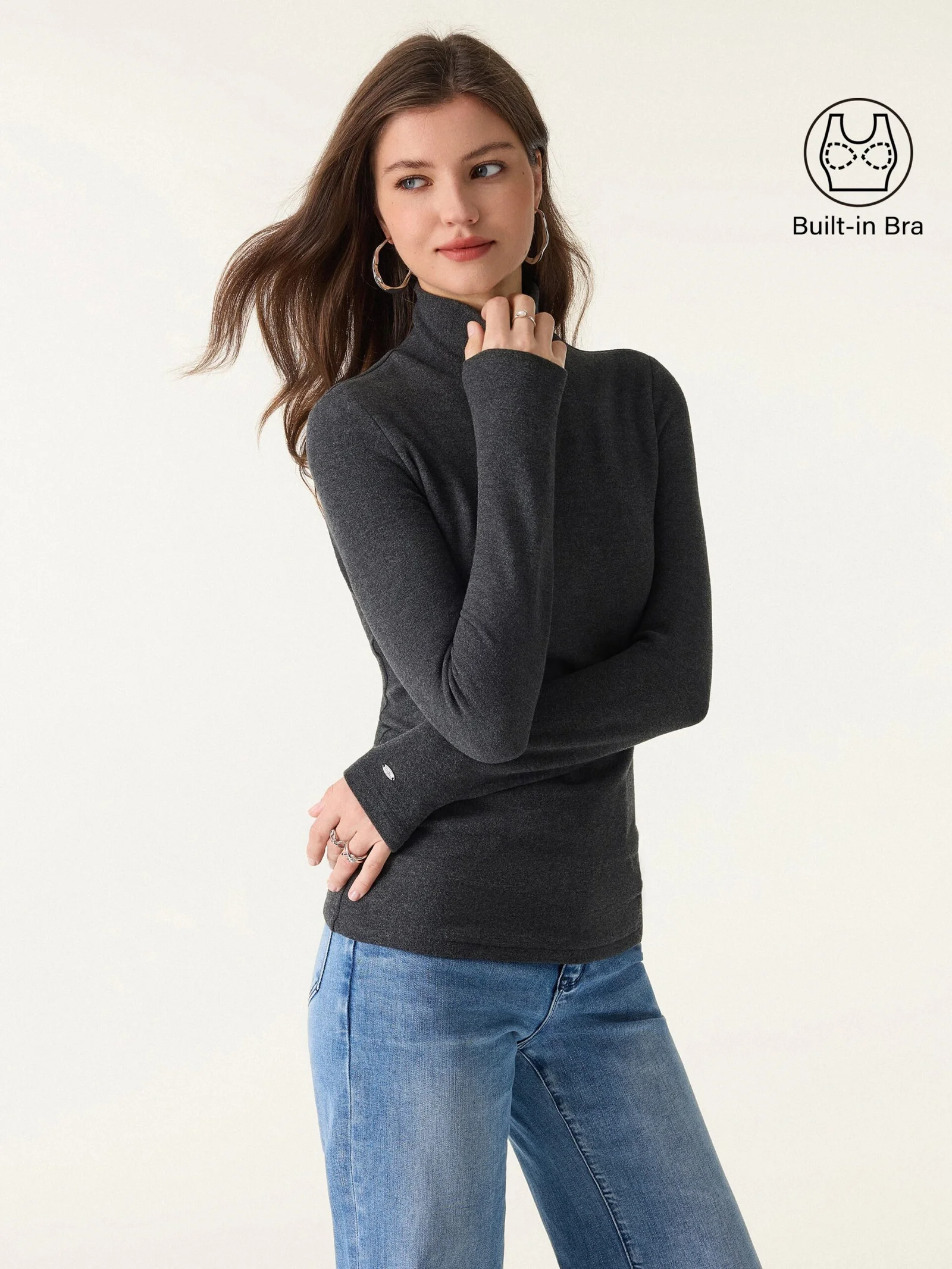 MaxWarm Turtleneck Long Sleeve Brami - Image 6